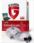 La confezione e il contenuto di G DATA Notebook Security