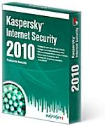 La confezione di Kaspersky Internet Security 2010  