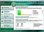L'interfaccia di Kaspersky Internet Security 2010  